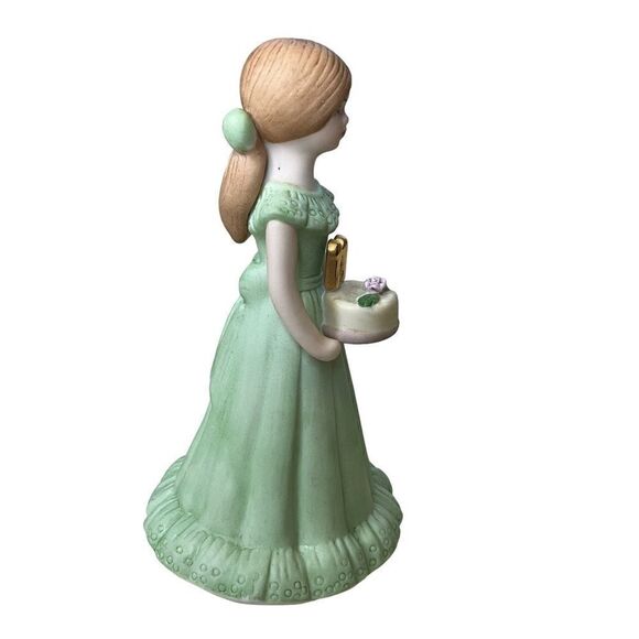 ENESCO Growing Up 11th Birthday Girl Porcelain Bisque Figurine Vintage - Picture 4 of 11